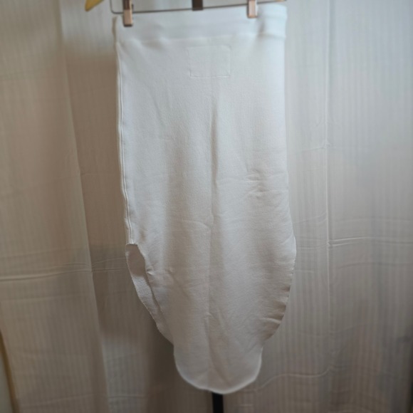Frank & Eileen Tee Lab Women's XS Skirt White‎ Drawstring High Low Sweatshirt - Picture 11 of 13